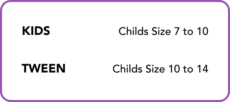 child sizing chart